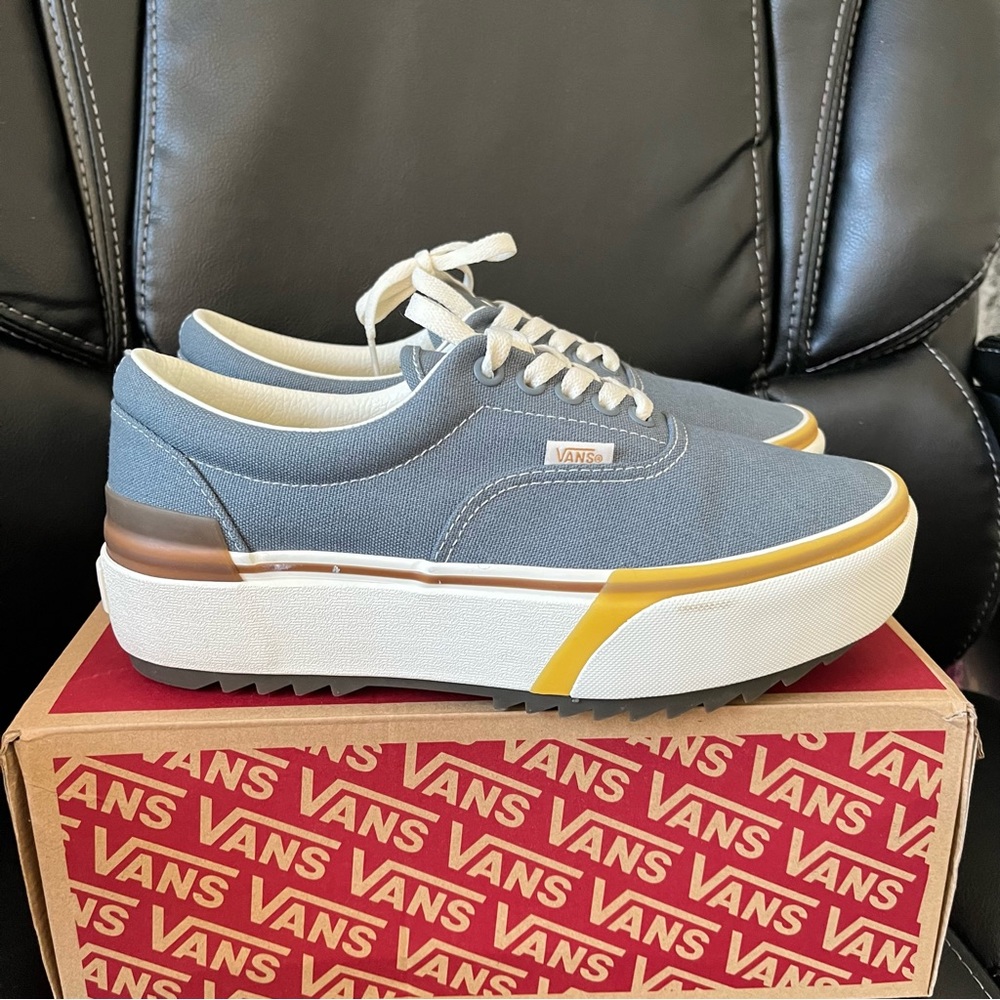 Vans Era Stacked “Canvas Stormy Weather” Blue